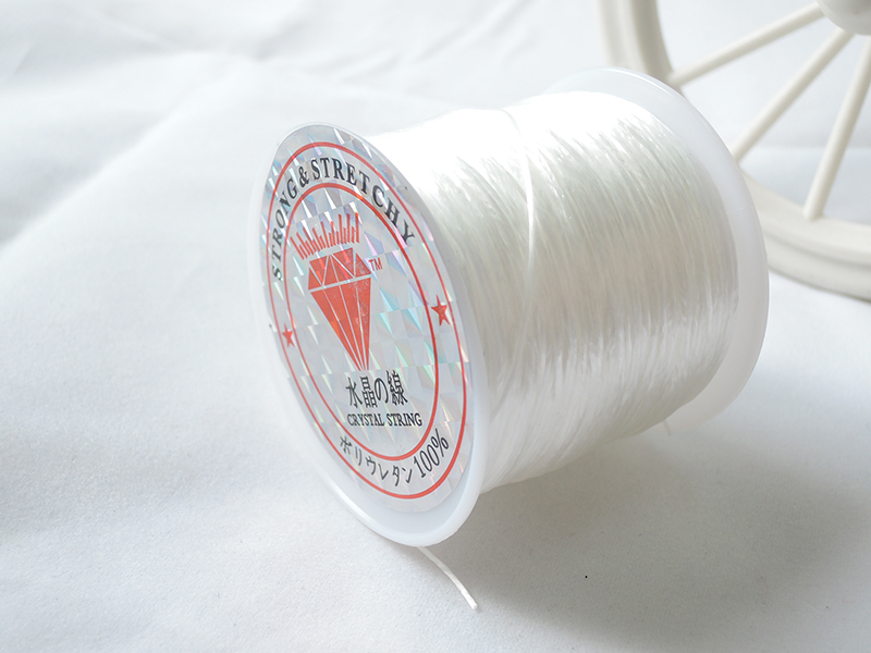 White Elastic Thread